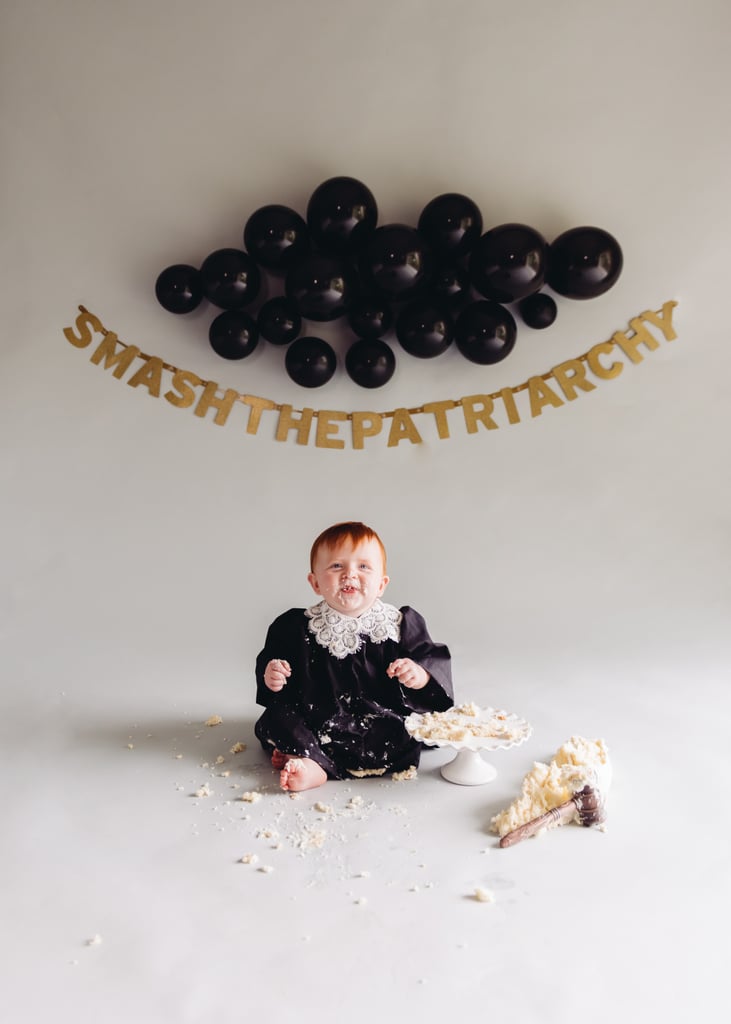 Smash the Patriarchy First Birthday Cake Smash