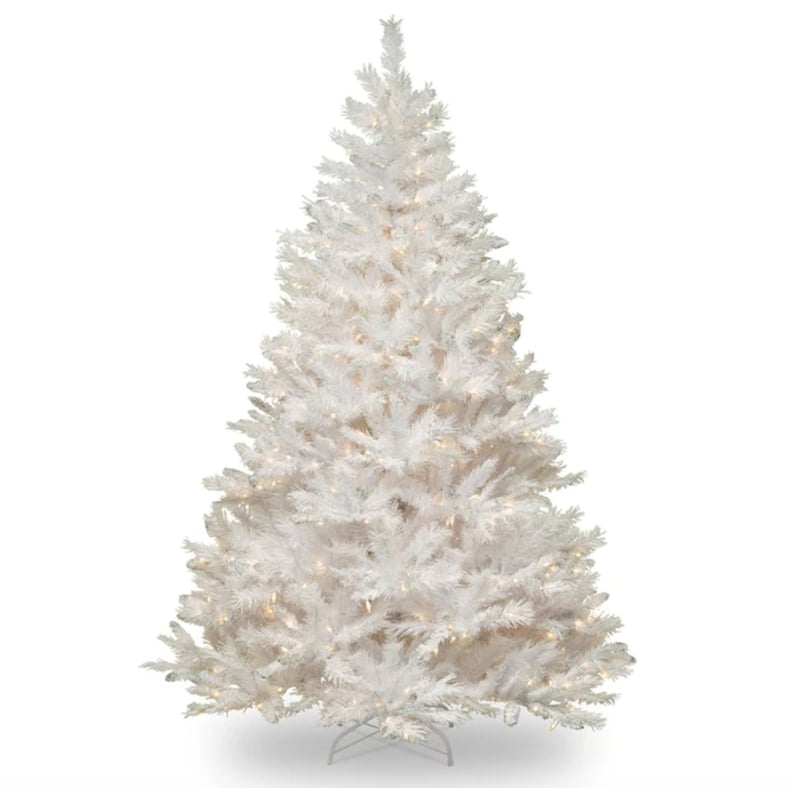 A Minimal Tree: National Tree Company Pre-Lit White Artificial Christmas Tree