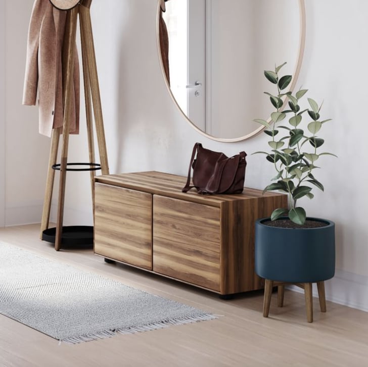 Anton solid wood entryway outlet bench