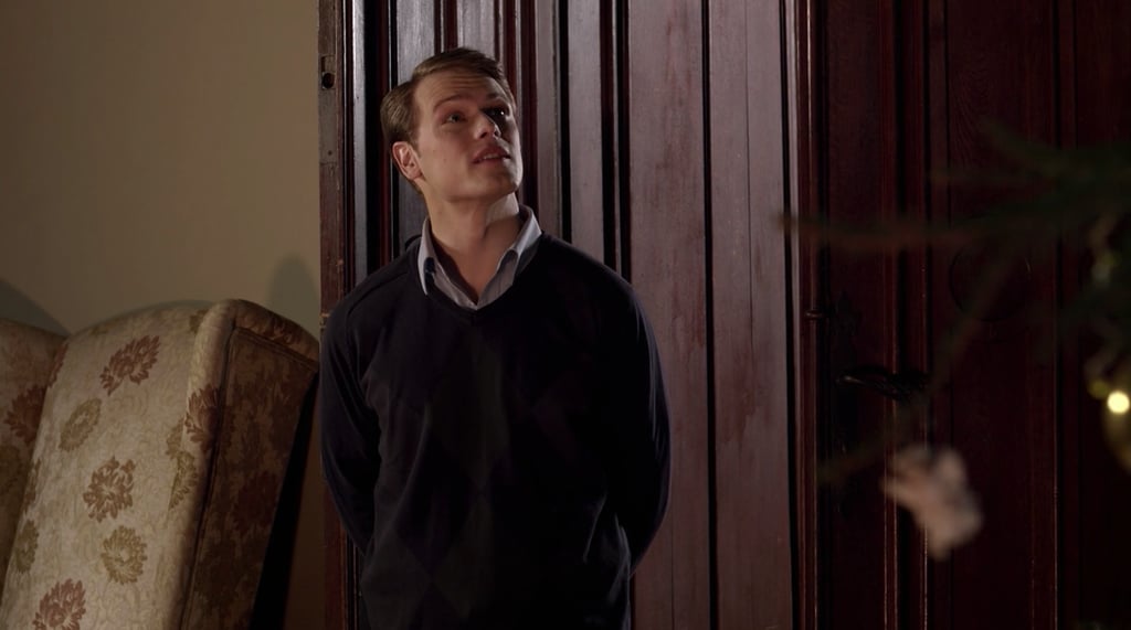 Anyway, here's Ashton gazing up at a Christmas tree in wonder. Sam