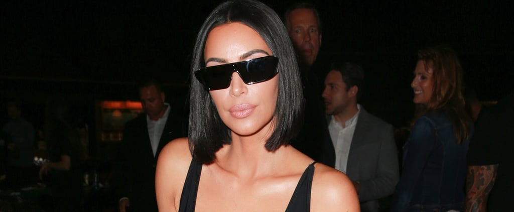 Kim Kardashian's Skintight Pants Are Expected, but Her Shoes Still Seem Impossible