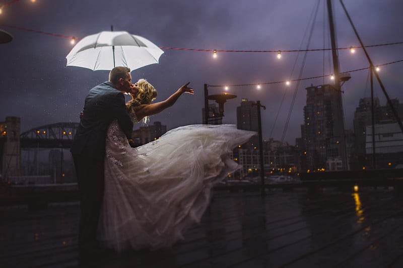 Rainy Wedding in Vancouver