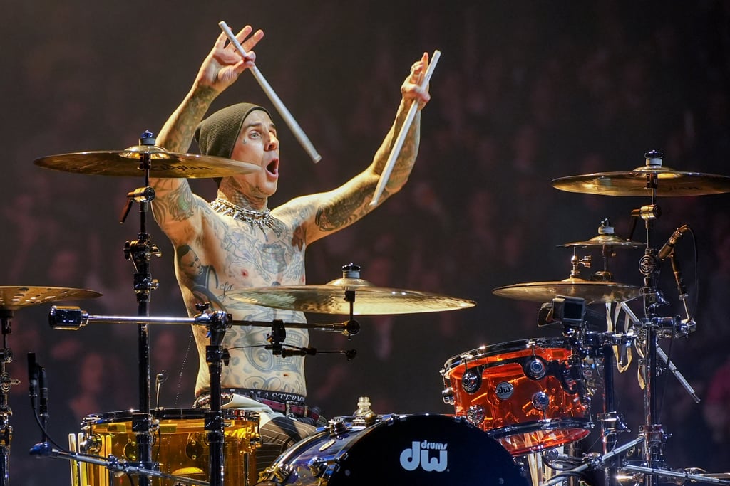 Travis Barker Pays Surprise Visit to 9-Year-Old Drummer