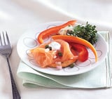 Smoked Salmon Platter with Dill Sour Cream