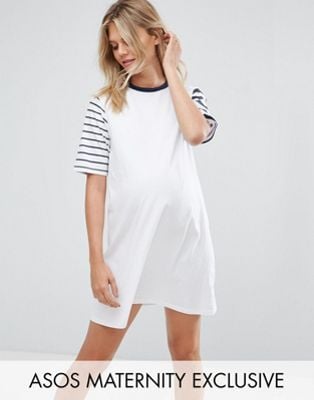 Mixed Stripe Sweat Dress