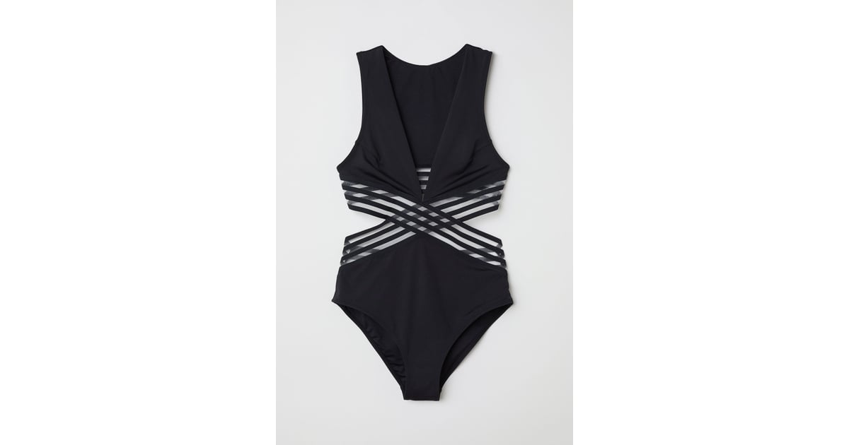 H&M Cut-Out Swimsuit | Angela Bassett Black Cutout ...