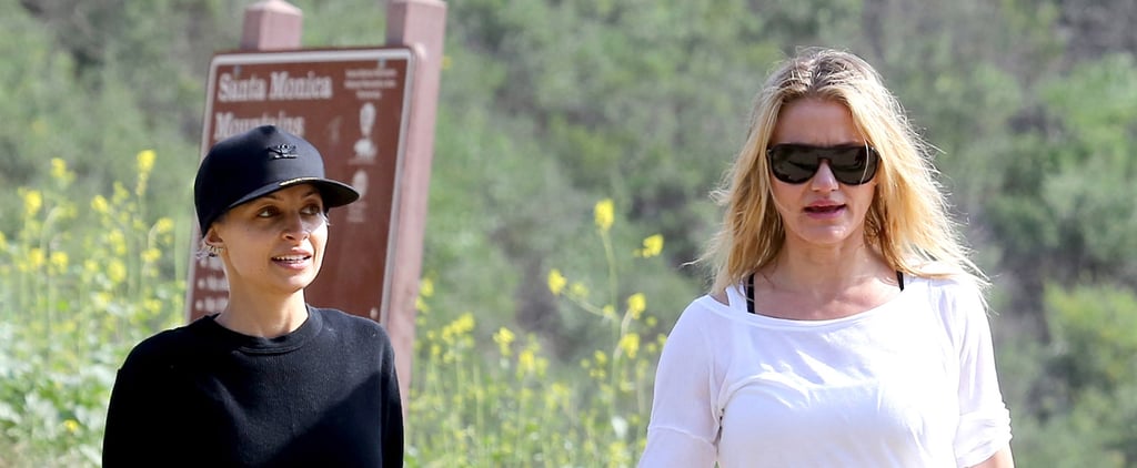 Cameron Diaz and Nicole Richie on a Hike in LA