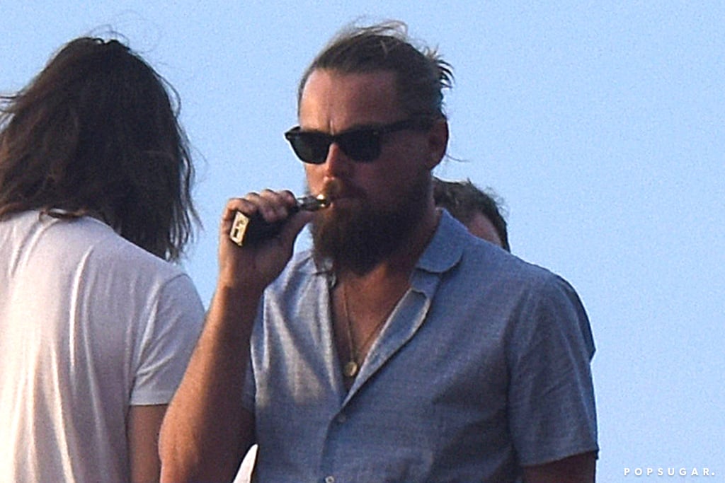 Leonardo DiCaprio Shirtless in St. Barts Pictures