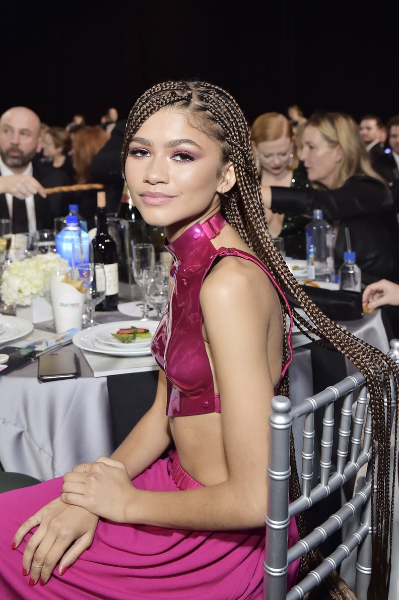 Zendaya at the 2020 Critics' Choice Awards