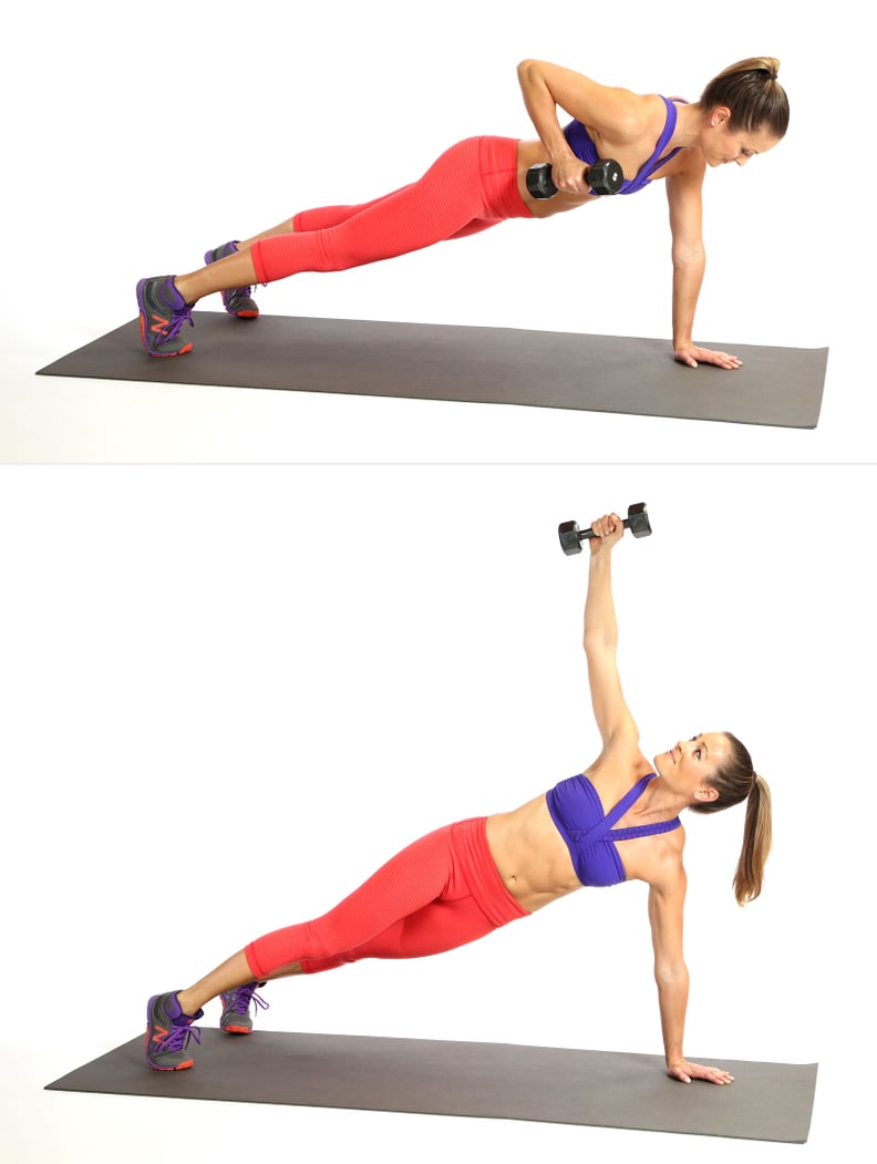 side plank rotations