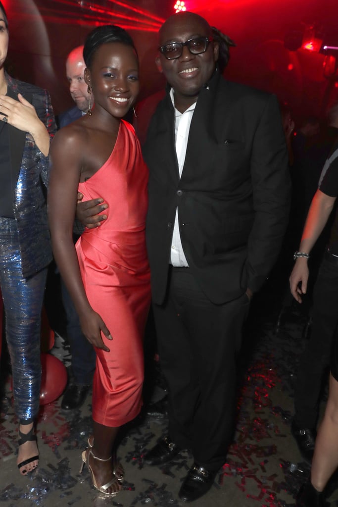 Lupita Nyong'o and Edward Enninful