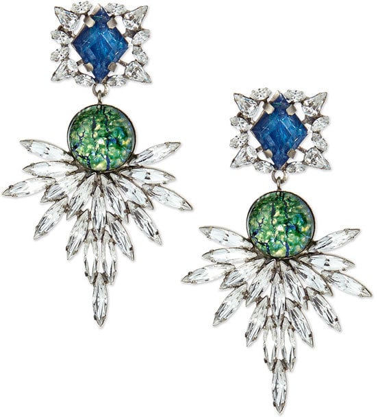 Dannijo Brianna Crystal Statement Earrings ($495)