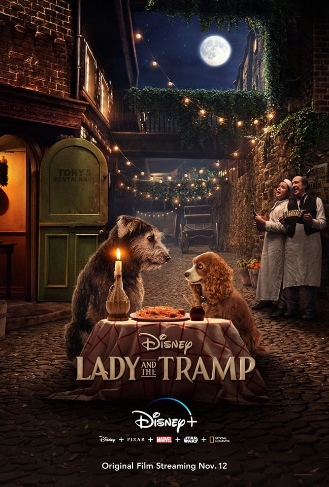 Lady And The Tramp Live Action Remake Movie Poster Popsugar Entertainment