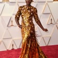 Lupita Nyong'o's Gold Fringe Dress Shakes With Every Step