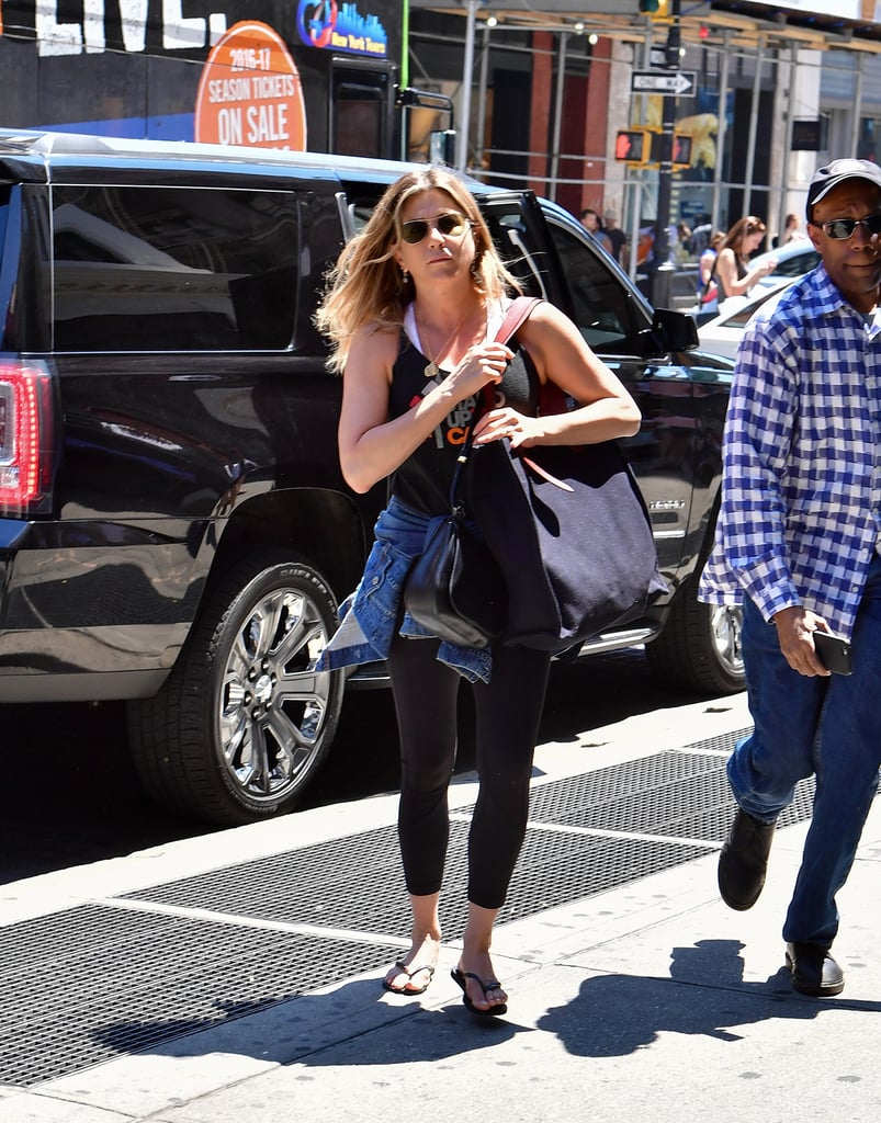 Justin Theroux and Jennifer Aniston in NYC June 2016
