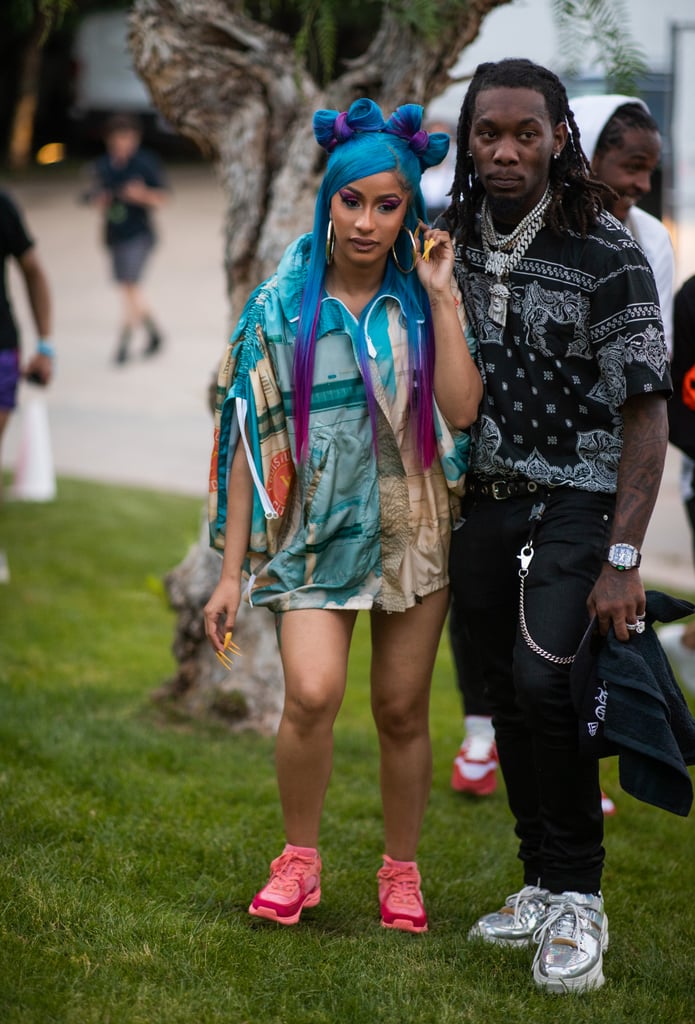 Cardi B Hair at Coachella 2019