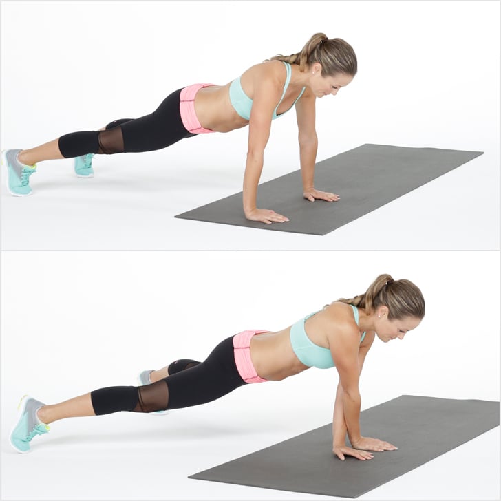 Side Walking Plank Bodyweight Workout For Legs And Abs Popsugar Fitness Photo
