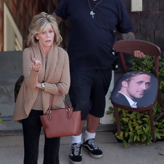 Jane Fonda With a Ryan Gosling Chair | Photos