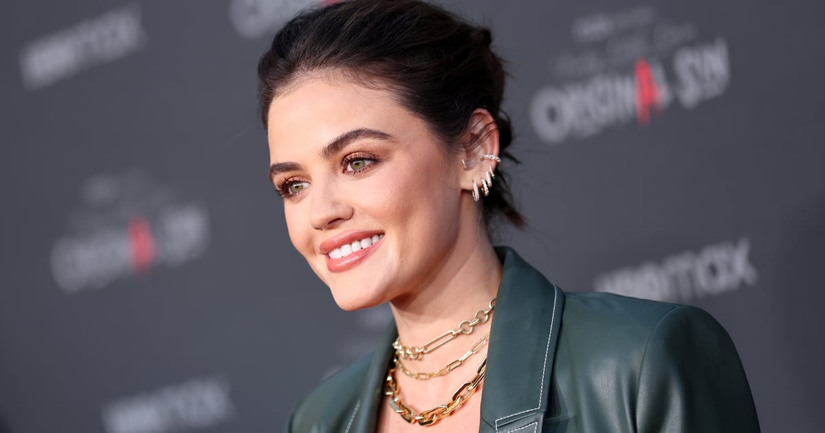 Lucy Hale's Short Supermodel Nails Are the Perfect Transitional Mani.jpg