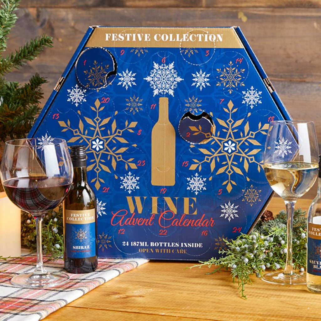 Aldi S Christmas Wine Advent Calendar Comes With 24 Bottles Popsugar Food