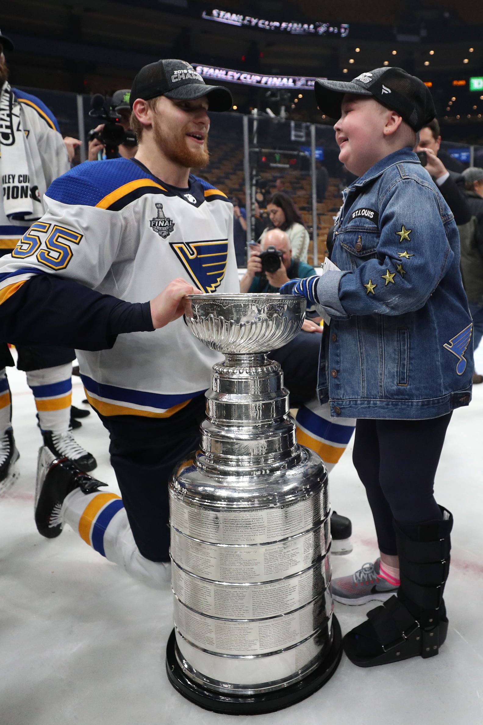 Laila Anderson St. Louis Blues Superfan at Stanley Cup | PS Family