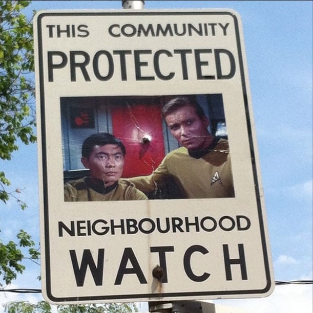 Lieutenant Sulu and Captain Kirk From Star Trek