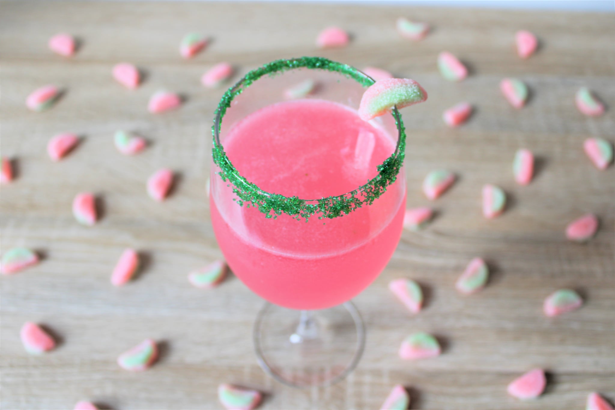 Sour Patch Watermelons Vodka Slushie