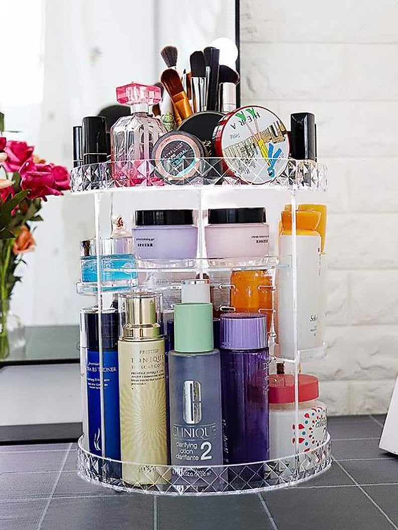 Rotatable Multi-Layer Cosmetic Storage Rack