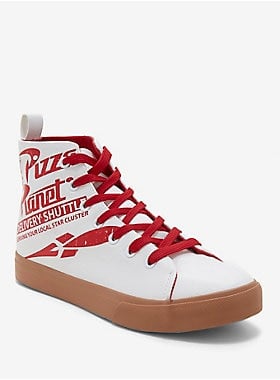 Disney Pixar Toy Story Pizza Planet Delivery Hi-Top Sneakers