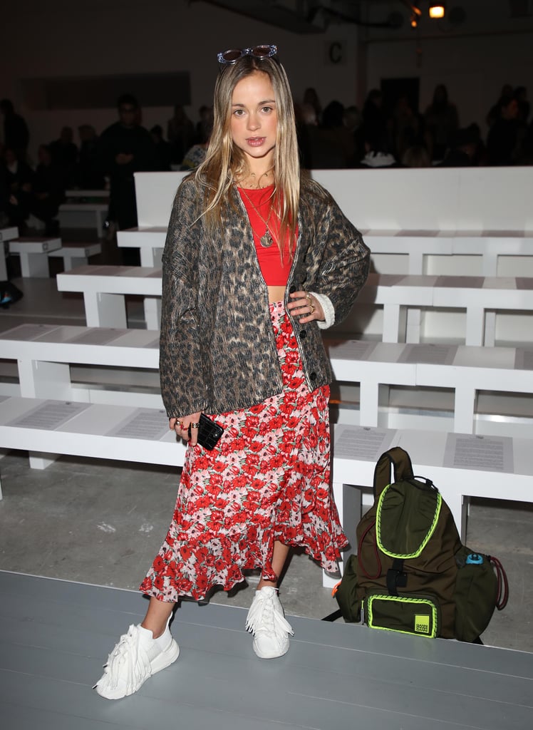 Lady Amelia Windsor at Matty Bovan Fall 2019 | Celebrities in the Front
