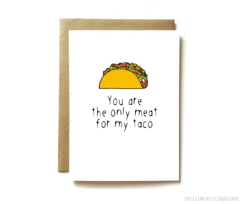 Keep It Naughty: Naughty Taco Valentine's Day Card