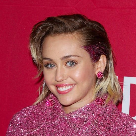 Miley Cyrus With Glitter Roots
