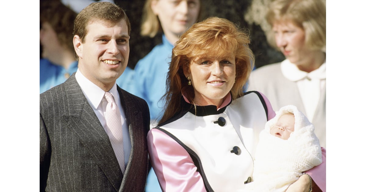 Prince Andrew and Sarah Ferguson With Princess Eugenie | 14 Itty-Bitty  Royal Babies Being Photographed For the First Time | POPSUGAR Celebrity  Photo 11