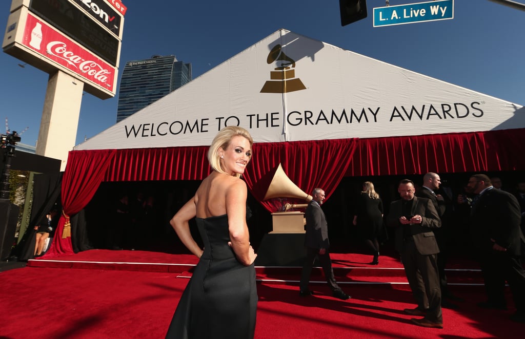 Carrie Underwood at the Grammys 2016