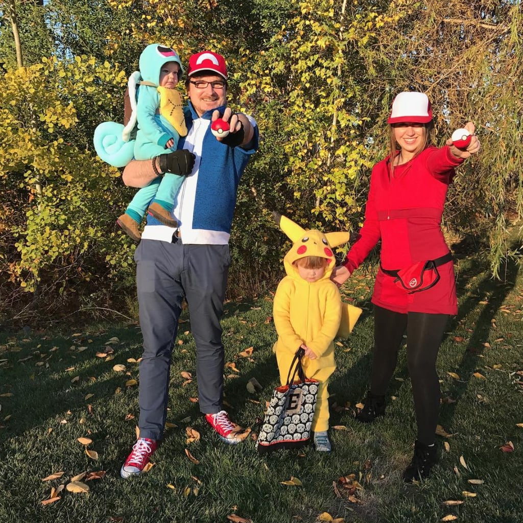 Pokemon And Trainers Family Of 4 Halloween Costumes Popsugar Family Photo 11