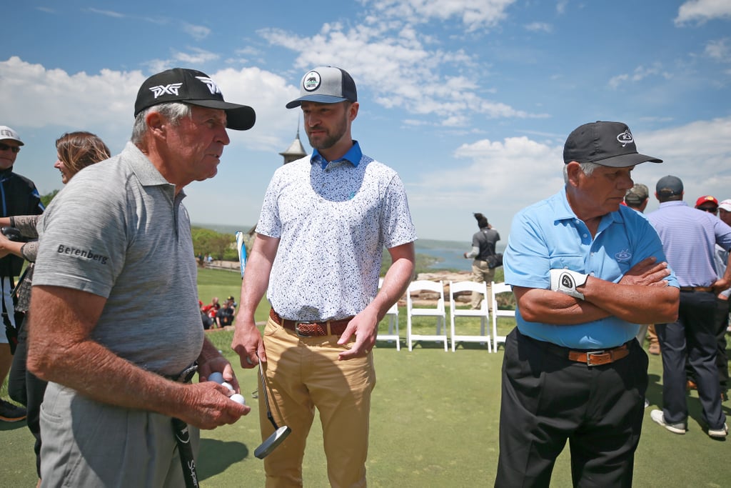 Justin Timberlake With Son Silas at PGA Golf Tour 2019