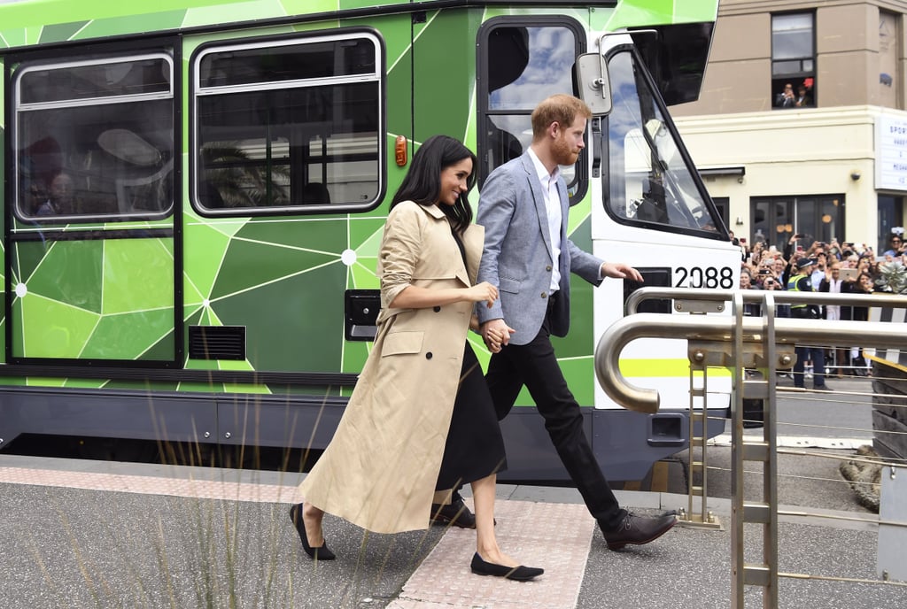 Meghan Markle Black Club Monaco Dress on the Beach 2018