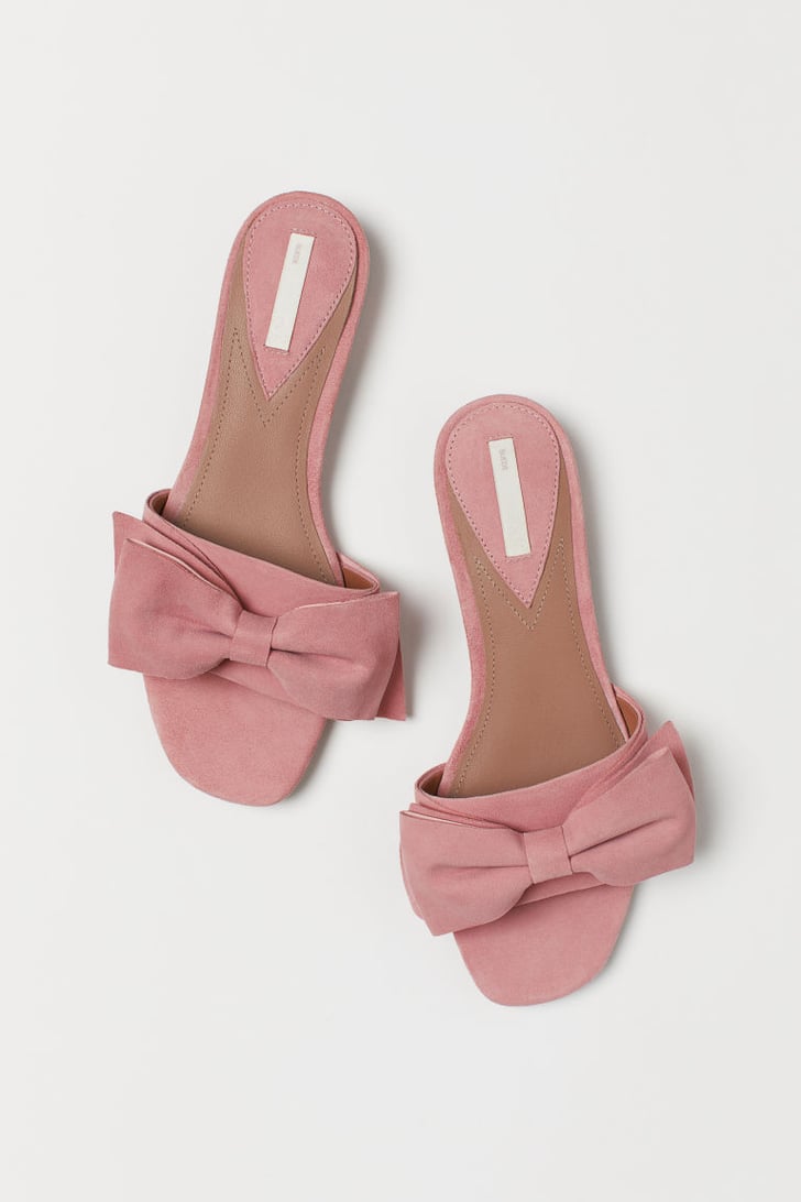 H&M Suede Slides | Best Sandals For Women Under $50 | POPSUGAR Fashion ...