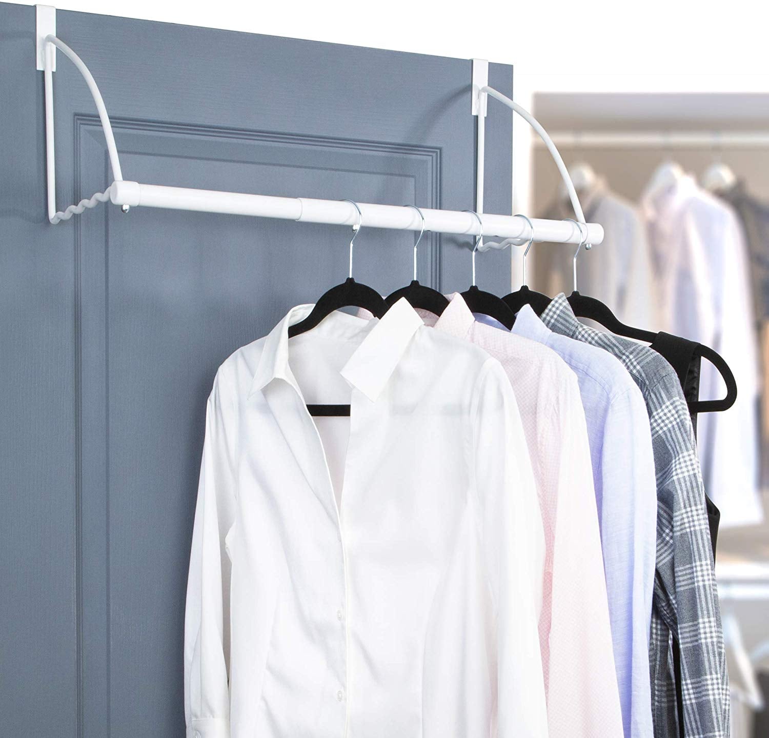 Over The Door Closet Organizer Rack Starting At Just 10 These