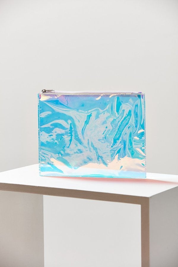 Urban Outfitters Iridescent Zip Pouch