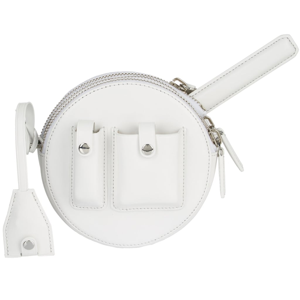 Alexander Wang Runway Canteen Bag ($695)
"Every girl needs a wicked disco purse, just big enough for a lipstick a front door key and a wad of party invites." — Simon Doonan