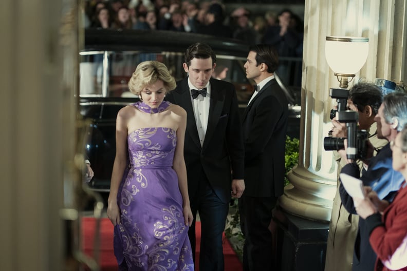 Princess Diana's Purple Dress on The Crown