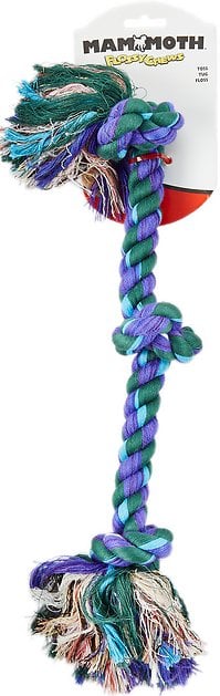 Mammoth Cottonblend 3-Knot Dog-Rope Toy