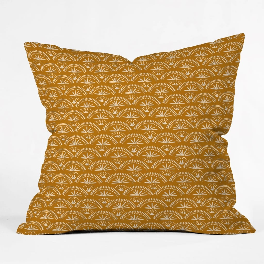 Joy Laforme Moroccan Fan Throw Pillow