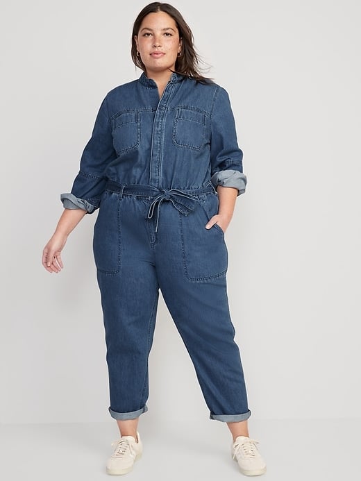 Old Navy Collarless Jean Utility Jumpsuit The Best Old Navy Jumpsuits