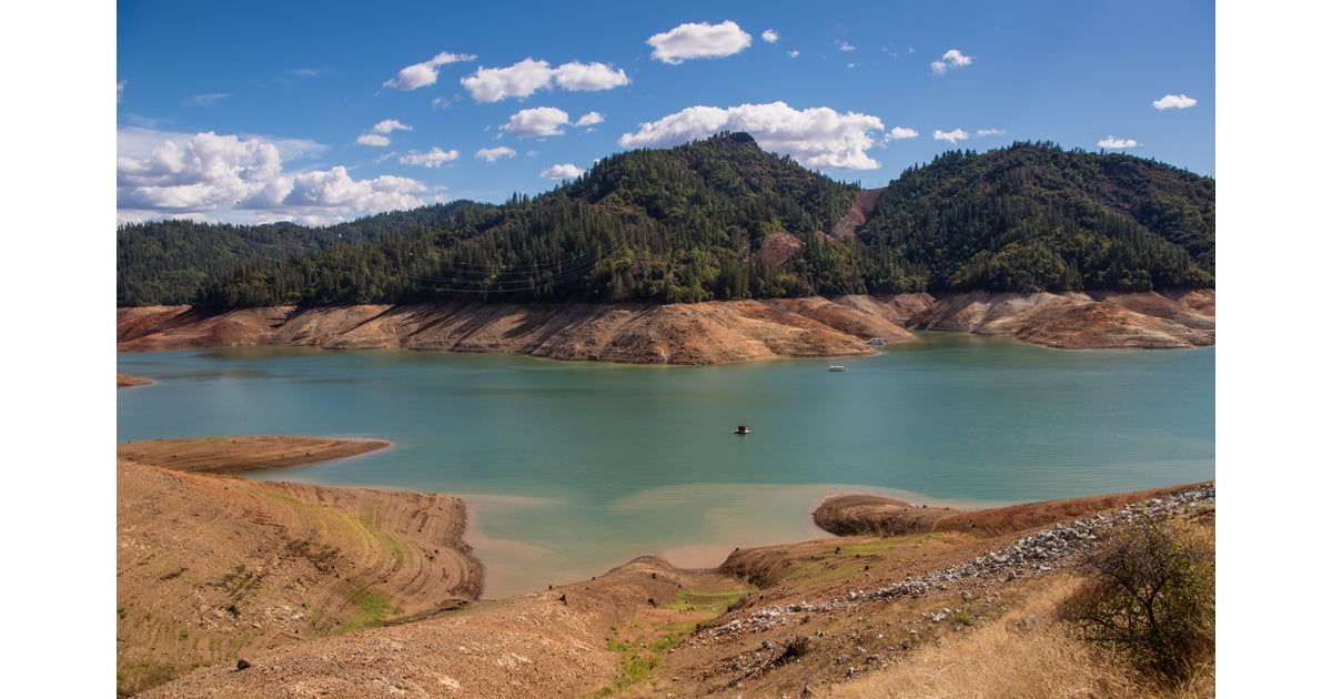 California's largest water reservoir was at historically low levels
