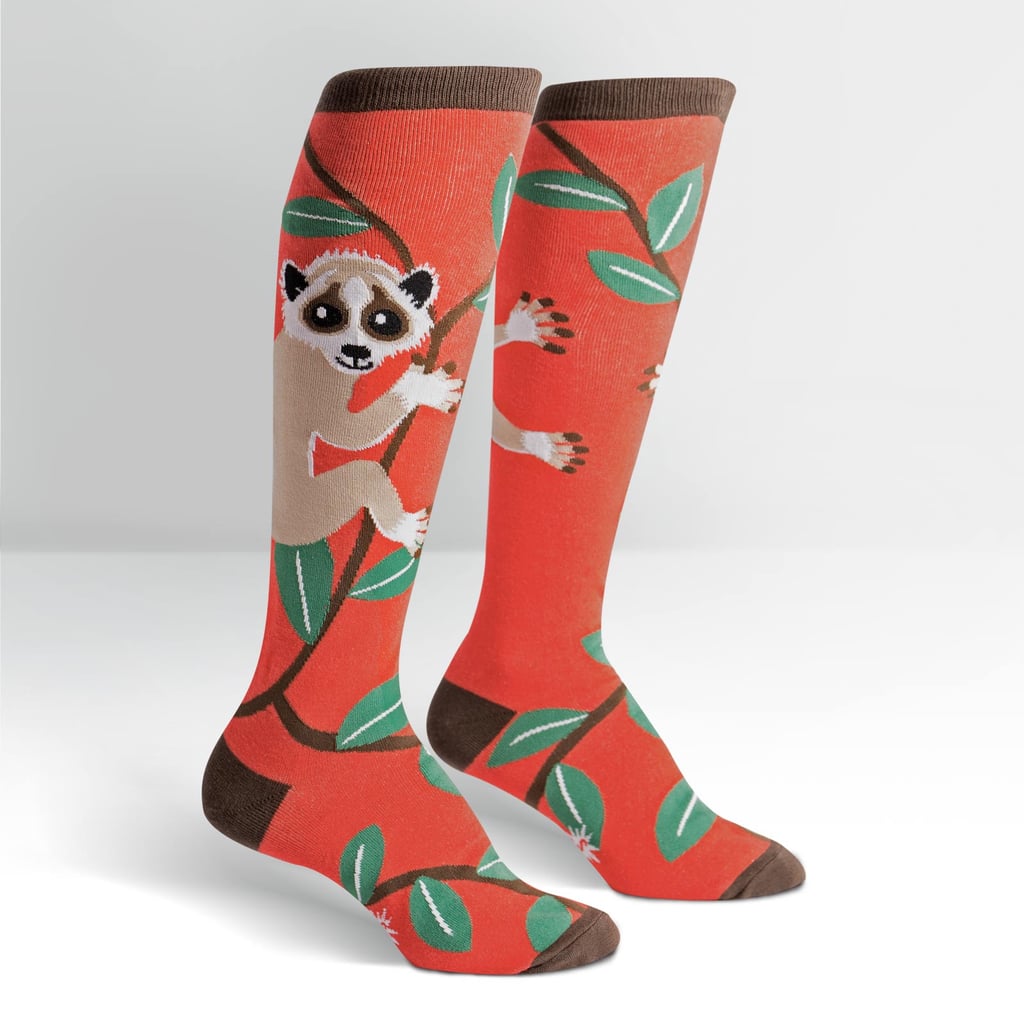 Sock It to Me has a large array of adorable animal socks to choose from, but we're in love with these slow loris ($12) ones. Maybe it's because the loris is so cute, or maybe it's because of the vibrant colors, but either way, we want a pair of these . . . and several others