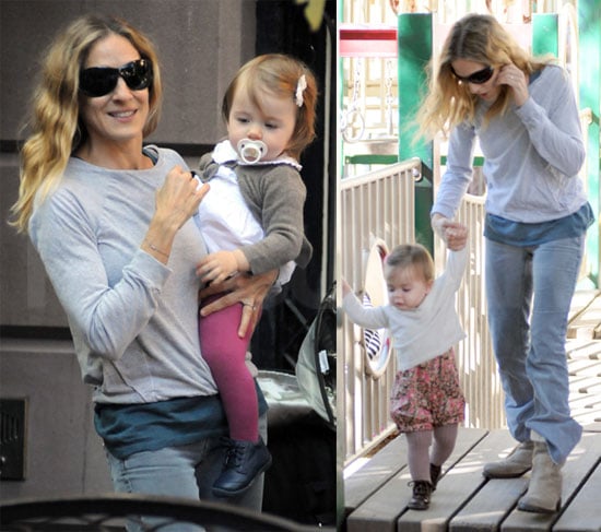 Pictures Of Sarah Jessica Parker And Her Twin Daughters Popsugar Celebrity 