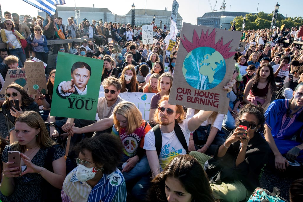 Students Protesting at the Global Climate Strike 2019