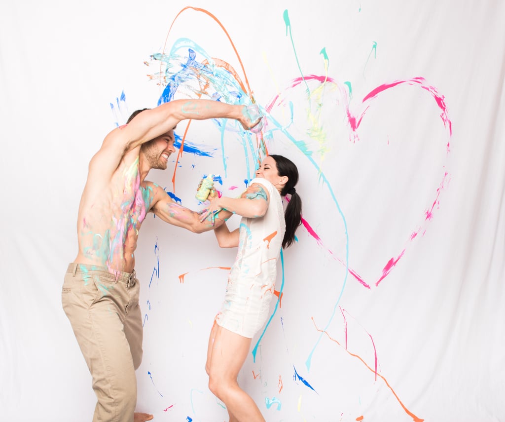Painting Engagement Photos